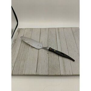 Stanley Stainless Steel Cake Pie Spatula Server Serrated 12 1/4" Black Handle